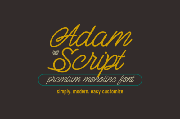 Adam Script: A Versatile Font for Creative Crafters