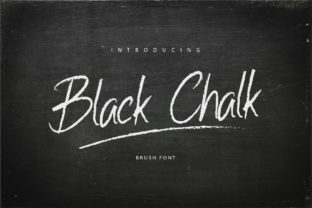 Black Chalk: A Script Font for Handmade Crafters