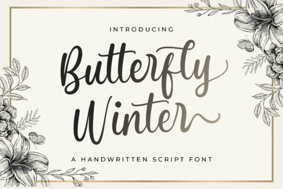 Butterfly Winter: A Script Font That Elevates Web Design