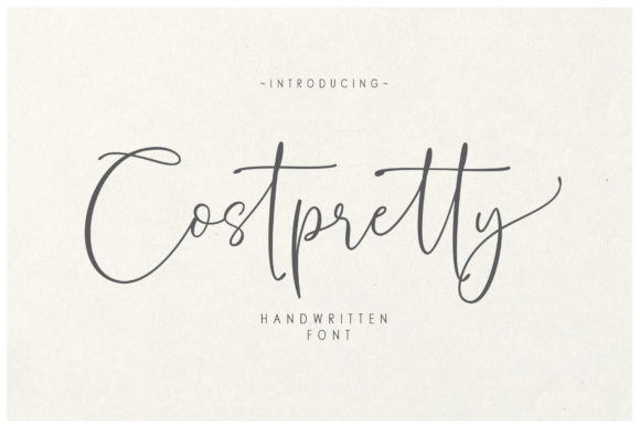 Costpretty: A Script Font That Adds Charm to Digital Design