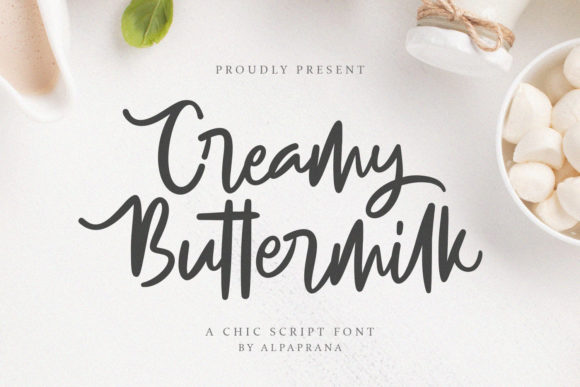 Creamy Buttermilk: A Font That Elevates Your Brand