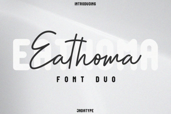 Eathoma: A Delicate Script Font for Digital Branding