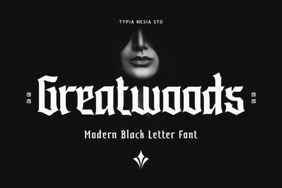 Greatwoods: A Bold Blackletter Font for Editorial Design