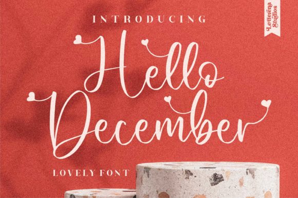 Hello December: A Script Font for Digital Branding