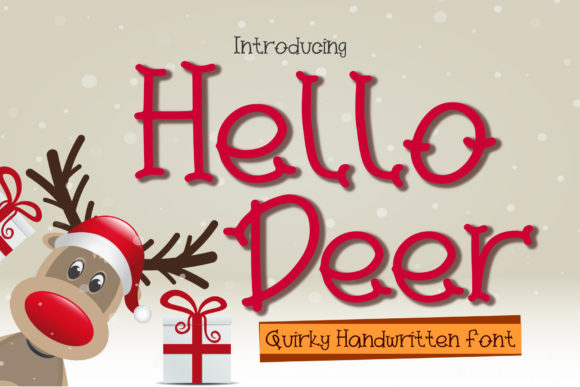 Hello Deer: A Quirky Handwritten Font for Creative Branding