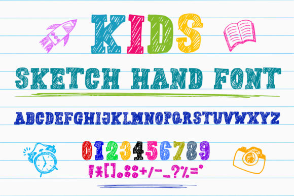 Kids Sketch Hand: A Delightful Script Font for Editorial Design