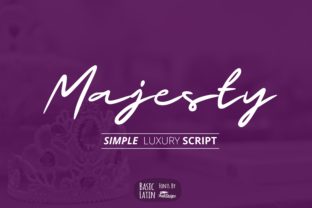 Majesty: A Script Font for Editorial Elegance