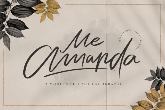Me Amanda: A Script Font That Elevates Digital Branding