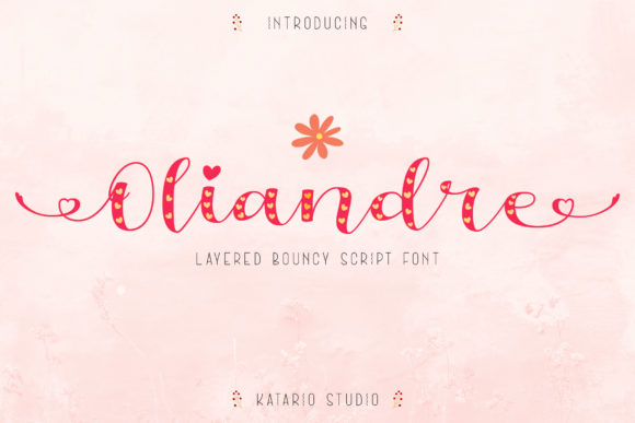 Oliandre: A Script Font for Editorial Elegance