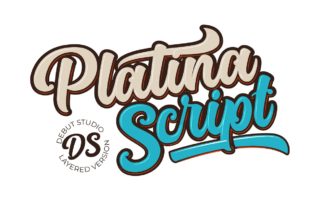 Platina Script: A Bold Script Font for Retro Charm