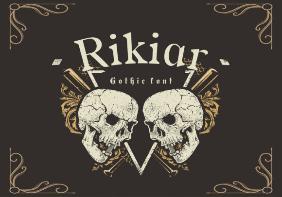 Rikiar: A Serif Font That Elevates Your Craft Projects