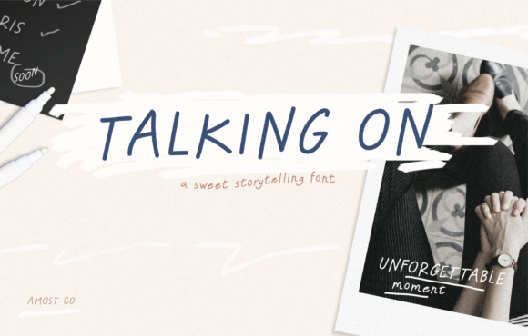 Talking on: A Handwritten Font for Web Design