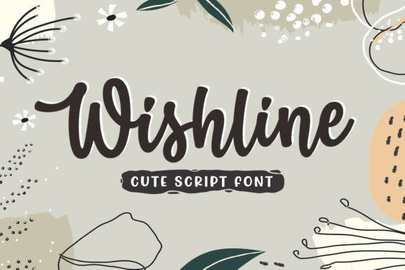 Wishline: A Script Font for Creative Crafters