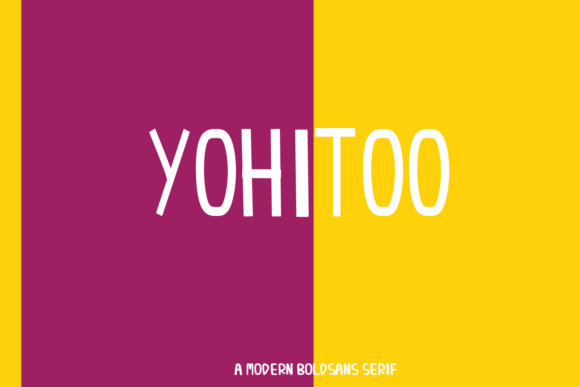 Yohitoo: A Minimal Sans Serif Font for Editorial Design